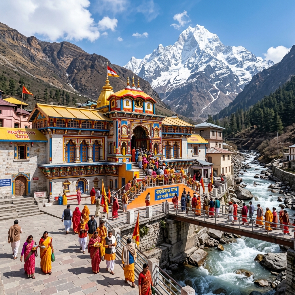 Badrinath Temple - Sacred Circuit Expedition 122